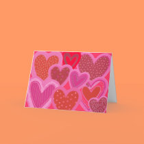 HEARTS VALENTINE cards