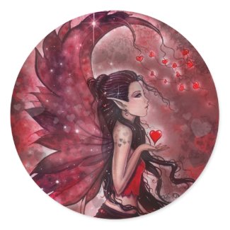 Hearts Valentine Fairy Stickers sticker