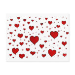 Hearts Valentines Day Postcards