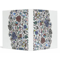Hearts, Vines, Eyes & Swirls Binder