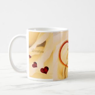 Hearts Wedding Favor Mug mug