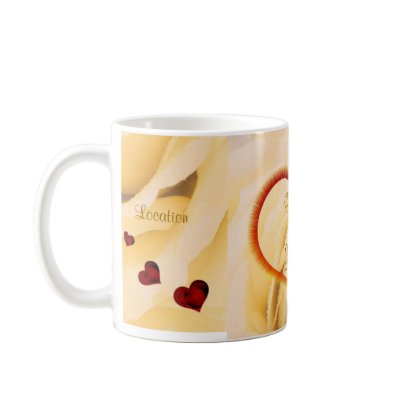 Hearts Wedding Favor Mug