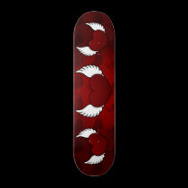 Hearts With Wings Skateboard