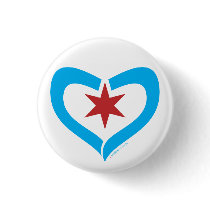 HeartStar Button + made in chicago buttons