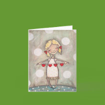 Heartstrings - Blank Notecards cards