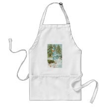 Hearty Christmas Wishes Apron