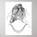 Hearty Coiffure Print