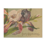 Hearty Congratulations Flowers Post Cards