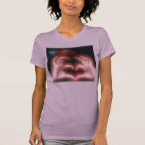 hearty fingers t-shirts by BrookeSara hearty fingers t-shirts