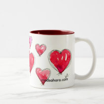 Hearty Valentine mugs