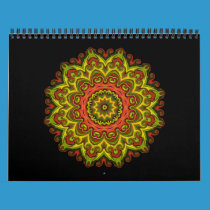 Heat and Passion - mandalas Calendar calendars