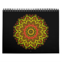 Heat and Passion - mandalas Calendar
