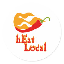 hEat Local stickers