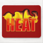 Heat Logo With Burning Flames