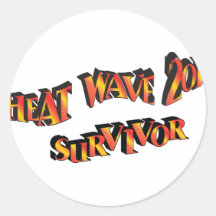 Heat Wave Survivor 2011 Bag Stickers