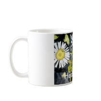 Heath Aster flowers coffee mug