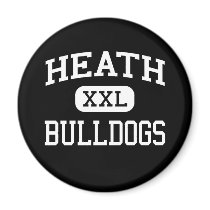 Heath - Bulldogs - Heath High School - Heath Ohio magnets