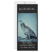 Heath Hen Rack Card Template