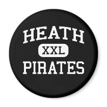 Heath - Pirates - High - West Paducah Kentucky magnets