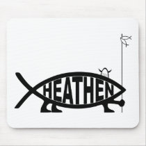 Heathen Fish Mouse Pads