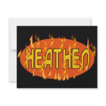 Heathen Personalized Invitations