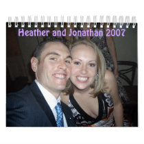 Heather and Jonathan 2007 Wall Calendars