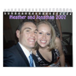 Heather and Jonathan 2007 Wall Calendars