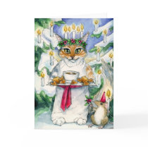 Heather as Santa Lucia Christmas card by sunshinesketches Heather as Santa Lucia Christmas card