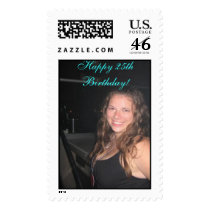 Heather, Happy 25th Birthday! postage by AlyBrooke Heather, Happy 25th Birthday! postage