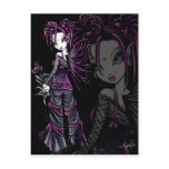 "Heather"  Pink Valentine's Day Flower Fairy Postc Postcard