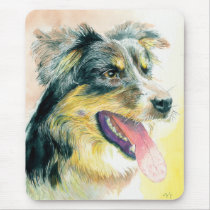 Heather the Border Collie Mousepad