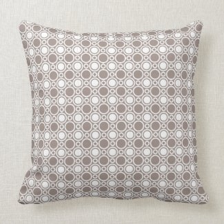 Heathered Polka Dot Pattern Pillow throwpillow