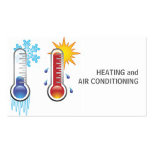 Heating and Air Conditioning Business Card