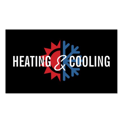 Heating and Air Conditioning Business Card