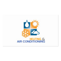 Heating and Air Conditioning Business Card