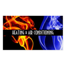 Heating and Air Conditioning Business Card