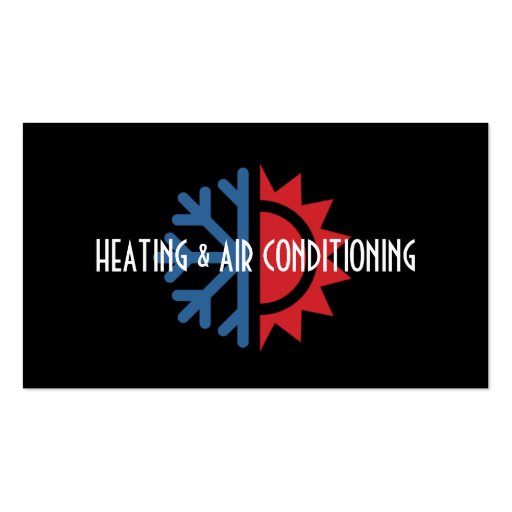 Heating and Air Conditioning Business Card