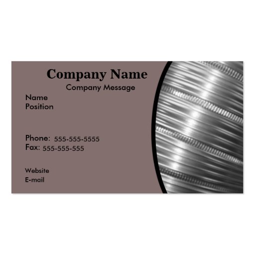 Heating and Cooling Business Card (front side)