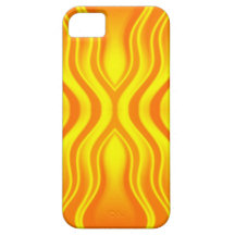 Heatwaves Orange and Yellow iPhone 5 Cases