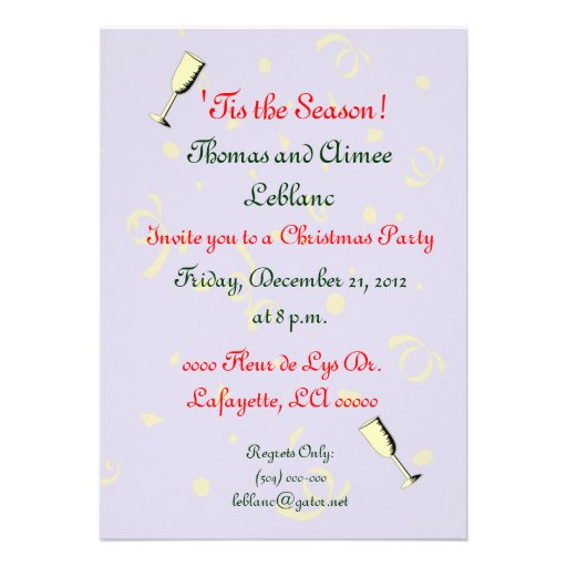 Heaux, Heaux, Heaux Cajun Christmas Party Custom Invite