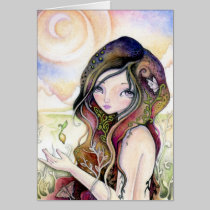 heaven and earth - blank card cards