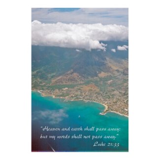 Heaven and earth shall pass away print