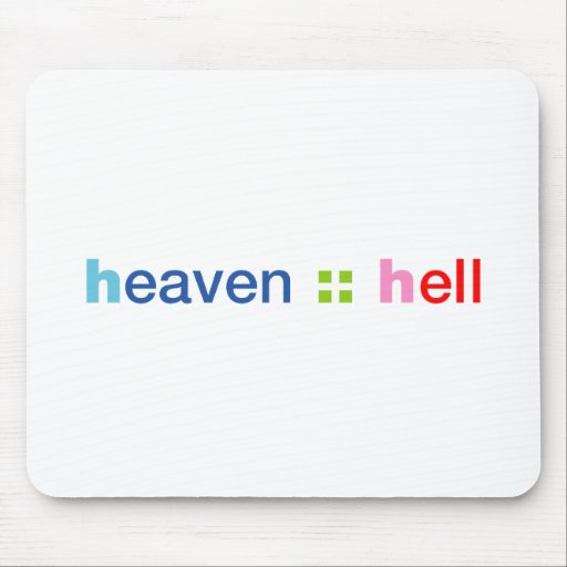 Heaven and Hell Mouse Pads