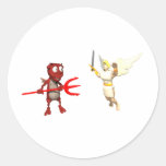 Heaven And Hell Stickers