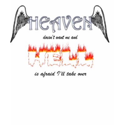 Heaven and Hell T-shirts by aeicha
