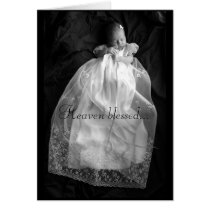 Heaven Blessed baby card cards