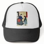 Heaven forsakes no honest man by s.n., Ukiyoe hats