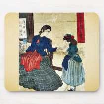 Heaven forsakes no honest man by s.n., Ukiyoe Mouse Pads