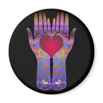 Heaven Hands Dark Magnet