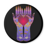 Heaven Hands Dark Magnet